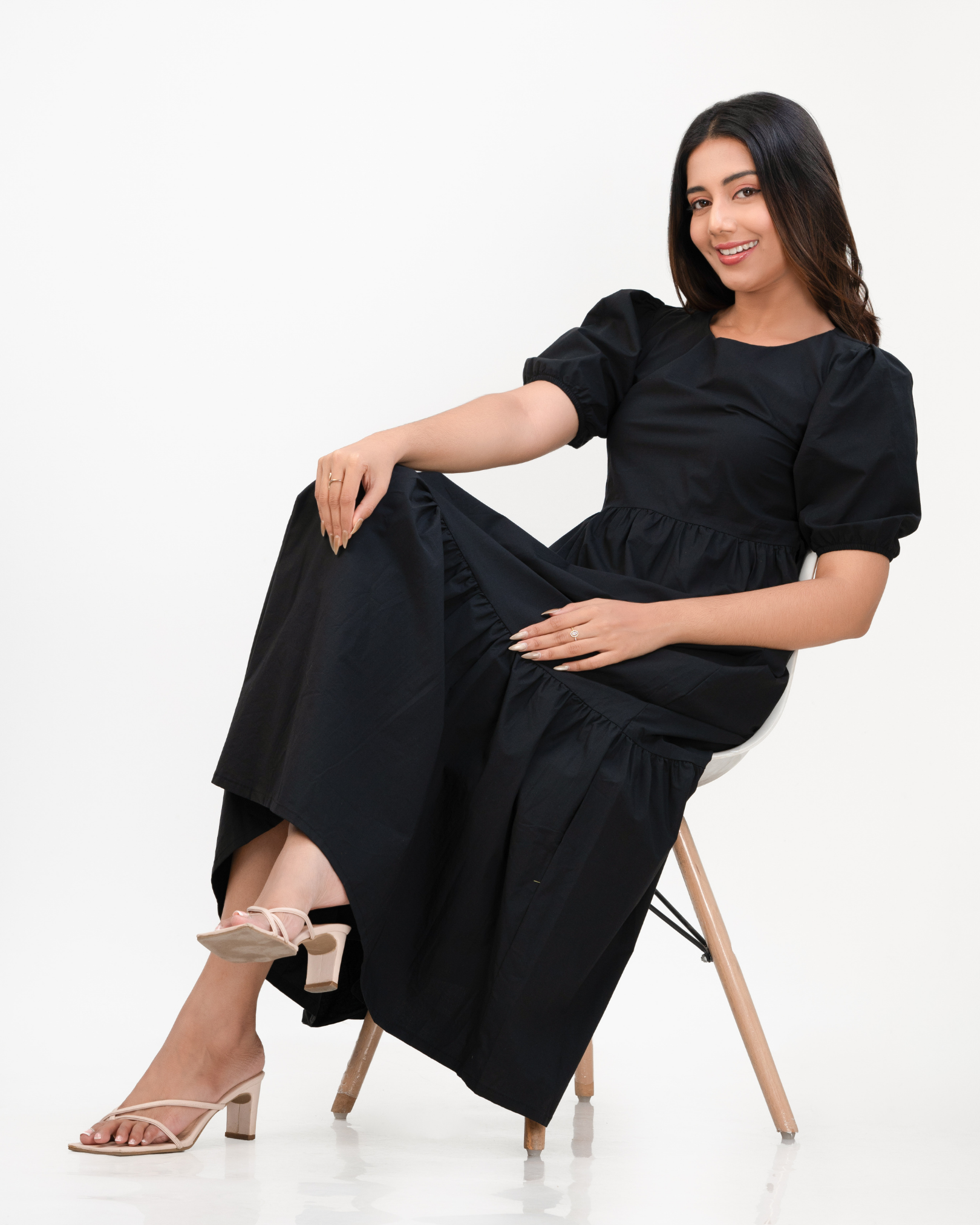 Midnight Grace Maxi Dress