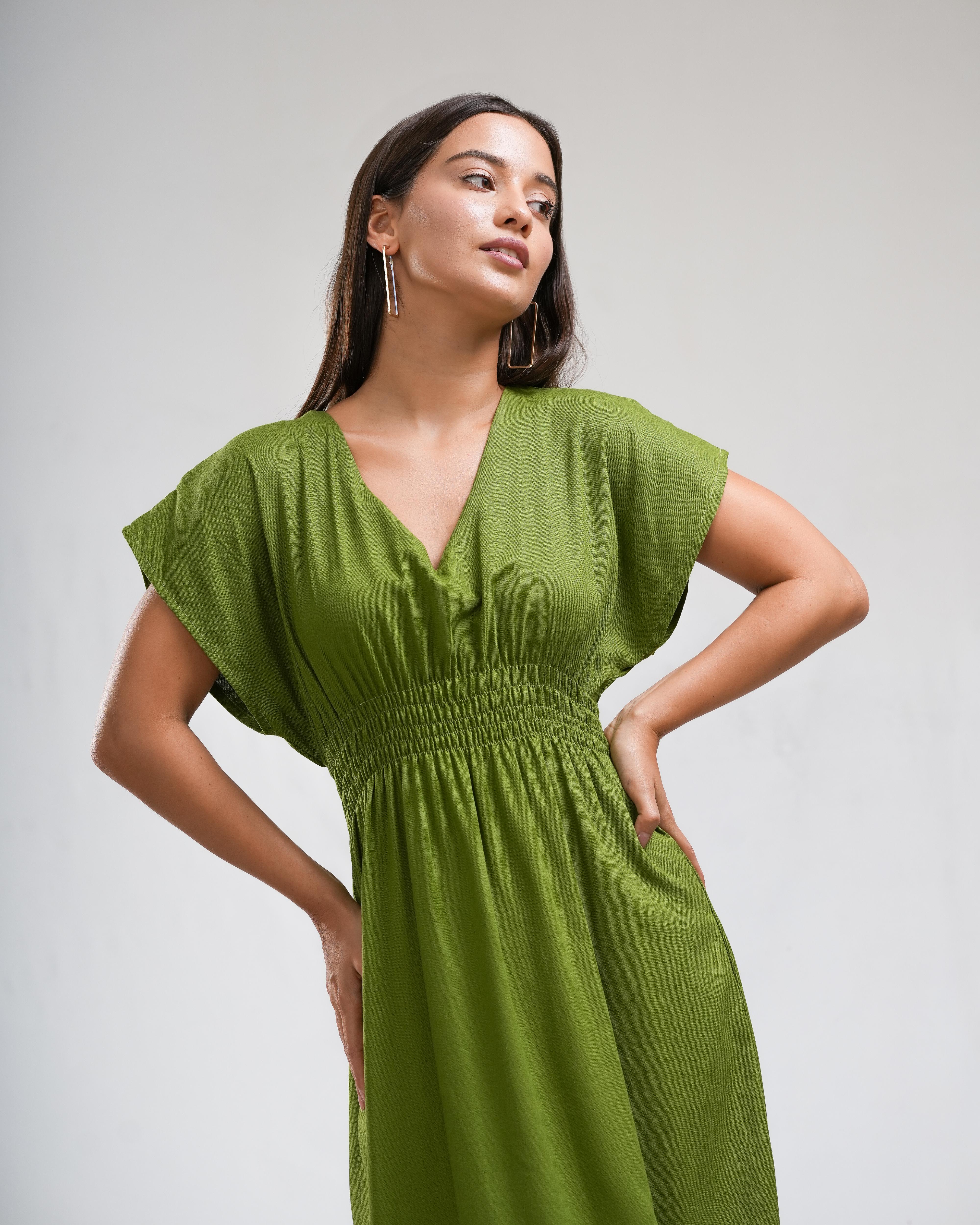 Olive Grace Maxi Dress