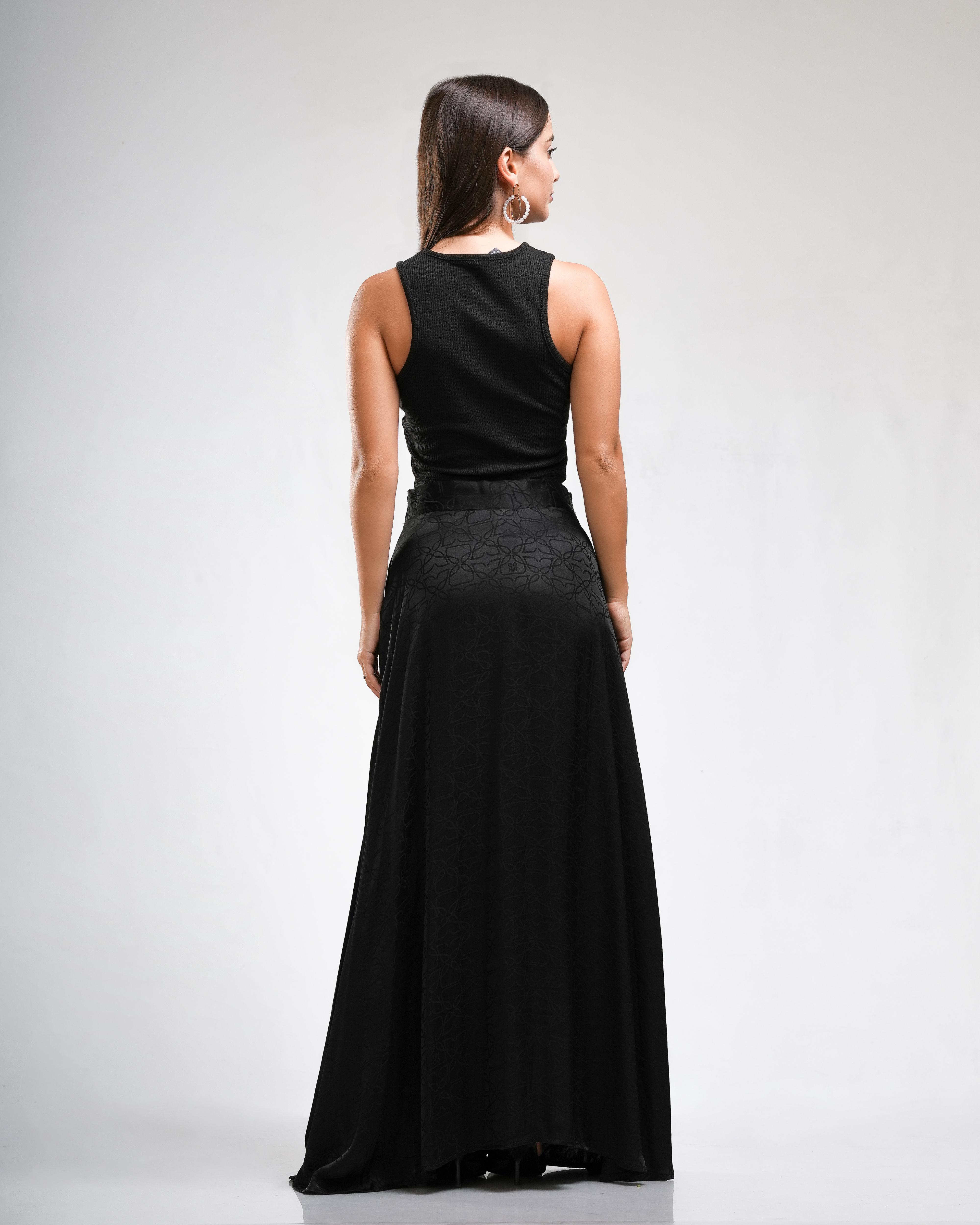 Noir Flow Skirt