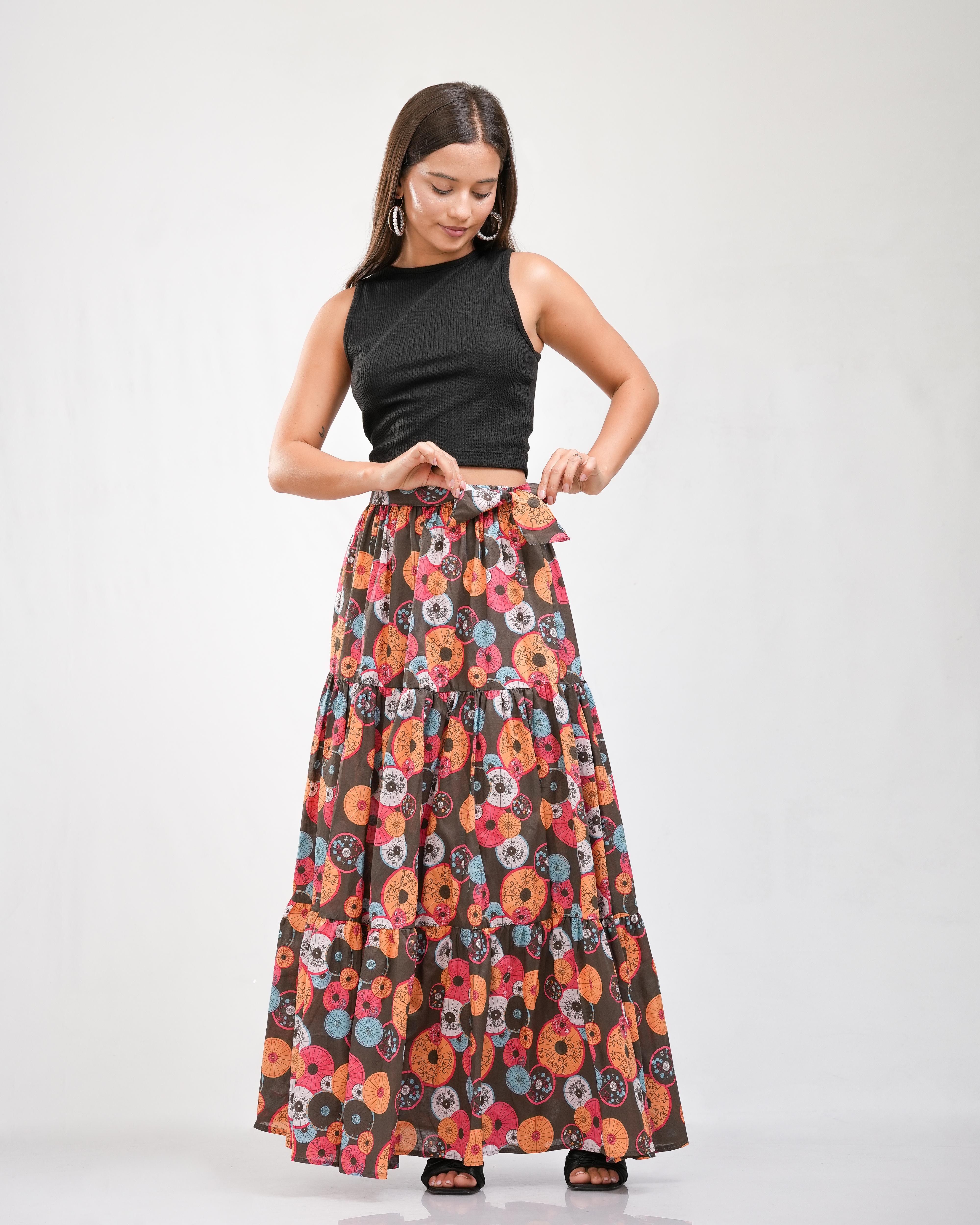 Boho Bloom Skirt