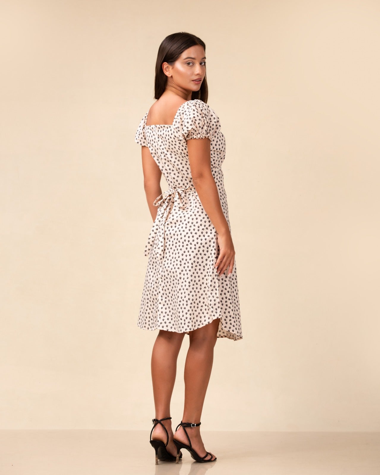 Elegant Petal Puff Dress