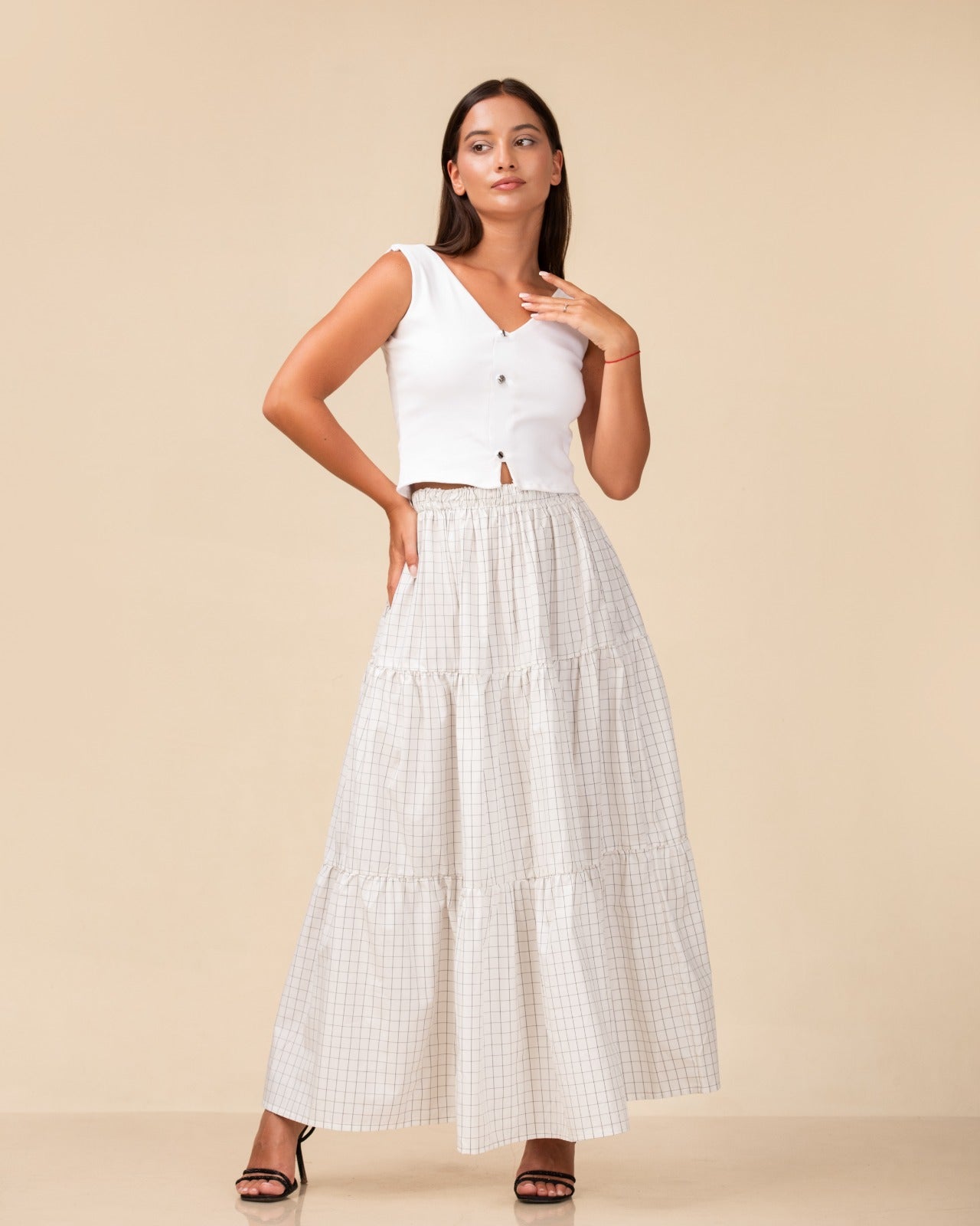Soft Grid Skirt
