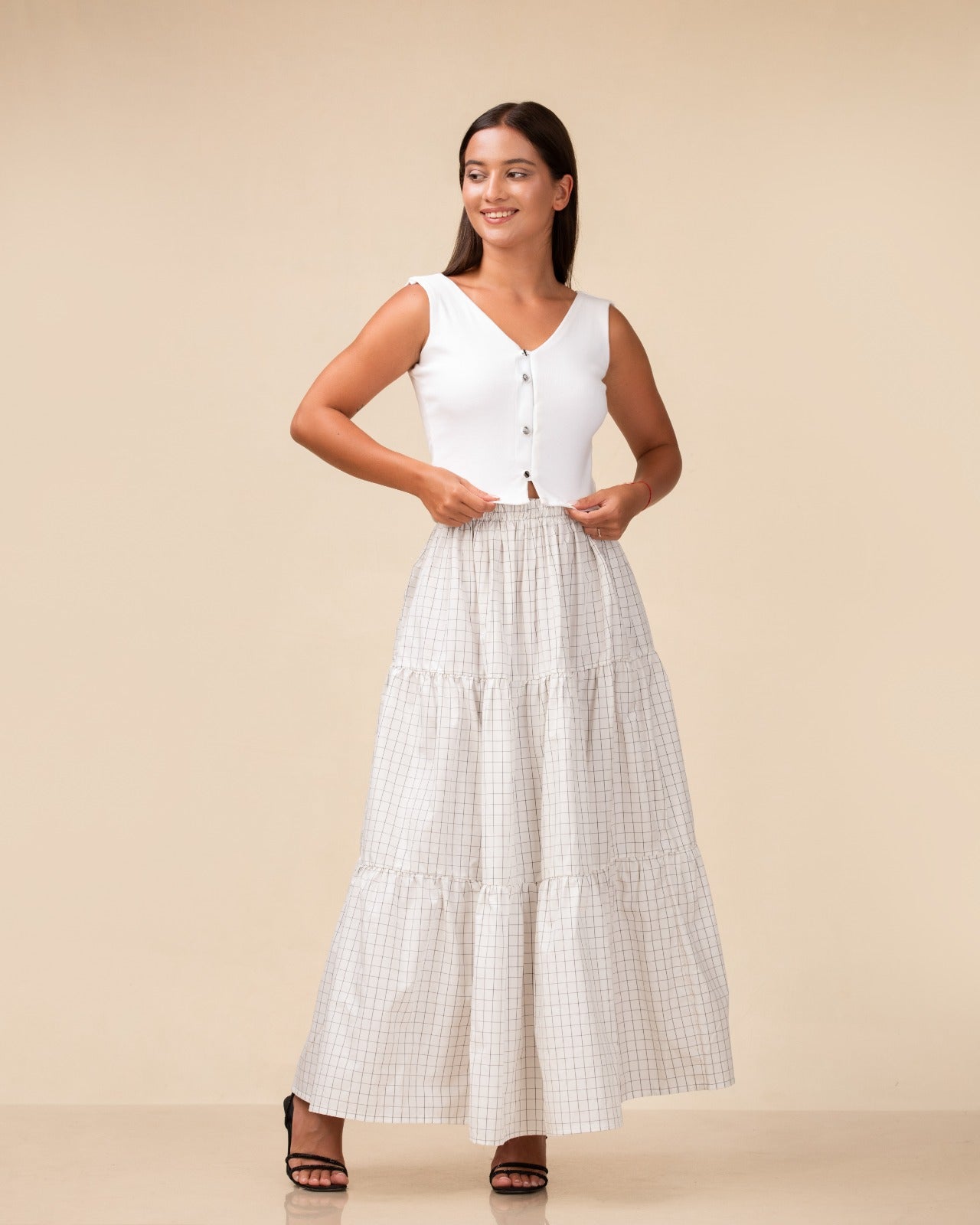 Soft Grid Skirt