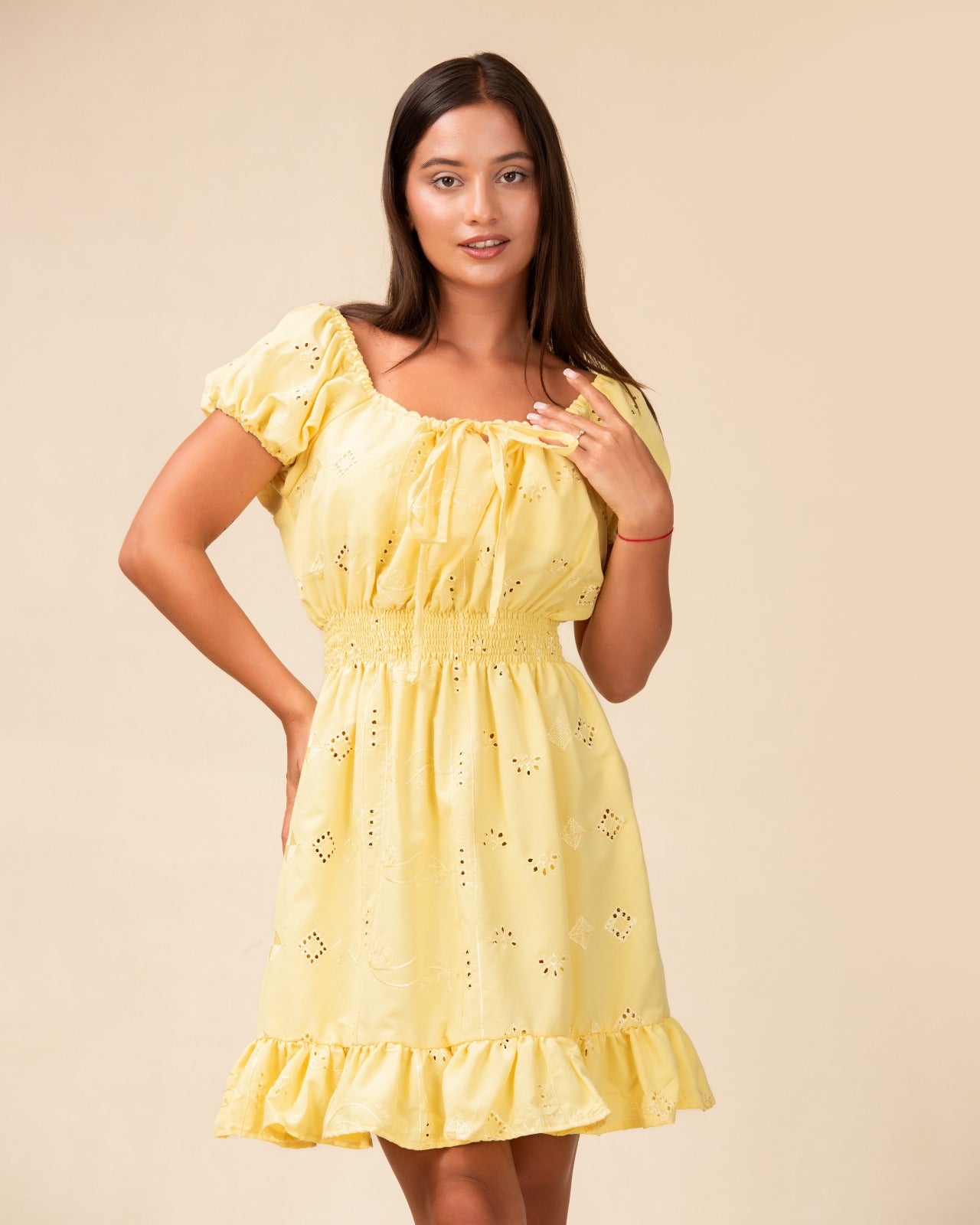 Sunny Bliss Cutlawn Mini Dress
