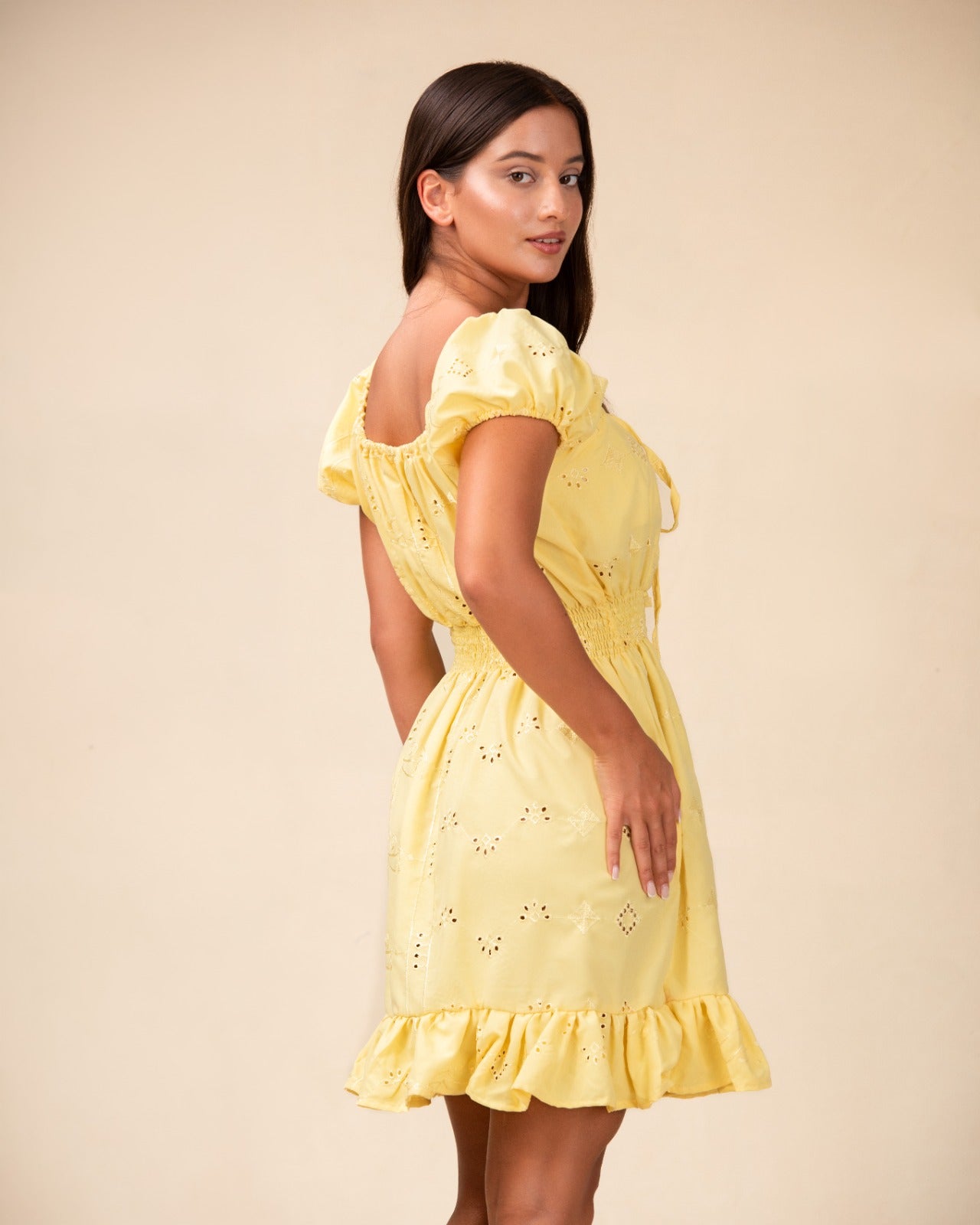 Sunny Bliss Cutlawn Mini Dress