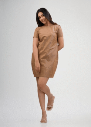 Mocha Muse Short Dress